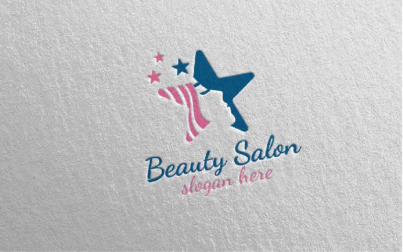 Kosmetický salon Logo šablona