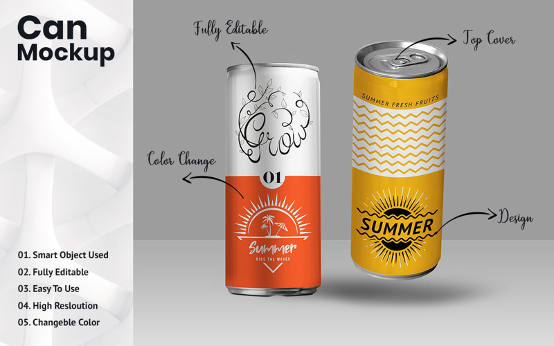Download Мокап для продукта "Can product mockup" / Can product mockup - Мокап для продукта на тему графика tin,can,psd,mockups,website,graphic,presentations,branding,brand,mockup,template,templates,drink,drinks,promotion