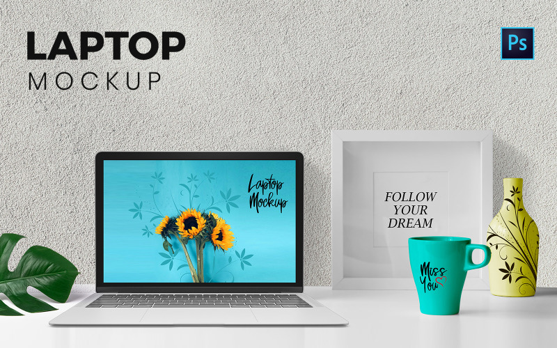 Download Мокап для продукта "Laptop product mockup" / Laptop product mockup - Мокап для продукта на тему графика laptop,psd,mockup,website,graphic,presentations,branding,web,macbook,pro,product,mockups,template,templates,creative