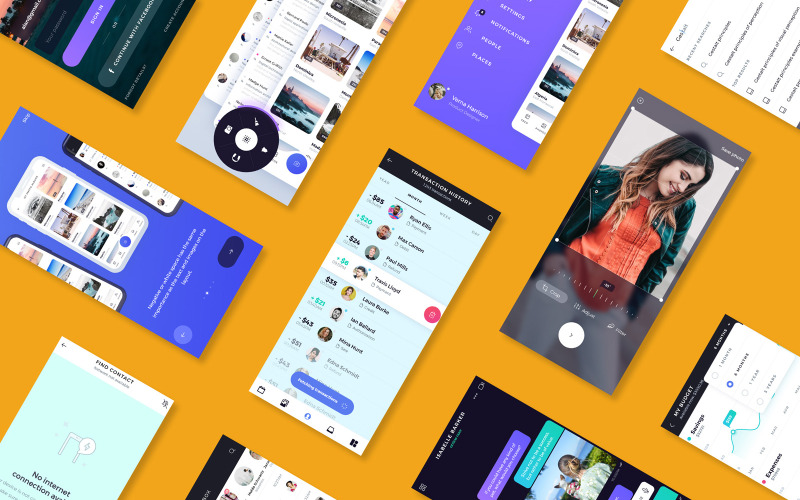 Mobilapp Presentation produkt mockup