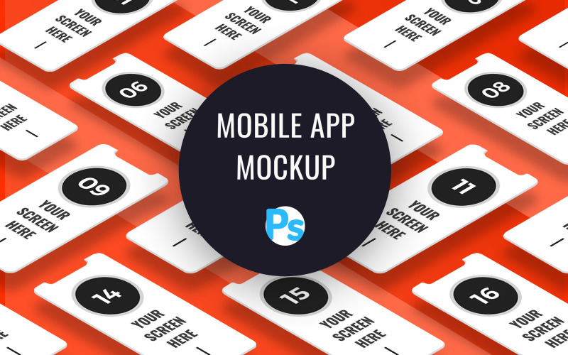 Download Mobile App Presentation Product Mockup - TemplateMonster