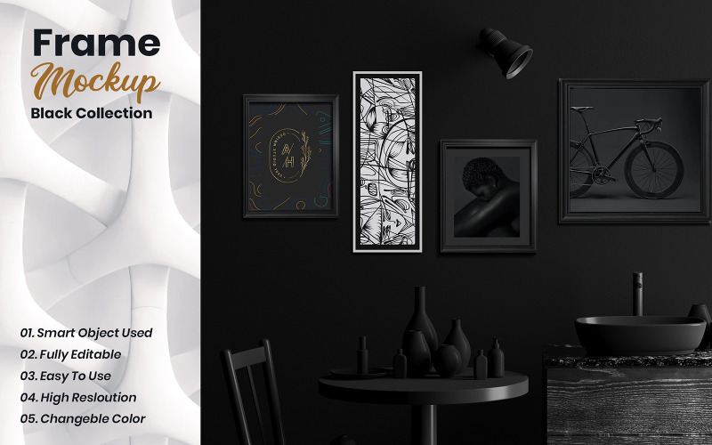 Mockup voor fotolijsten