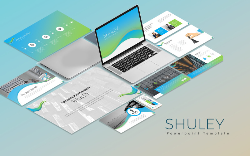 PowerPoint šablona Shuley Presetation