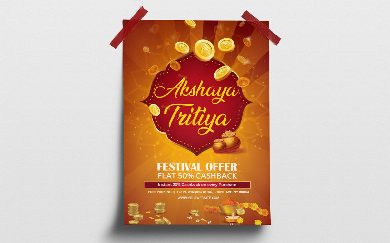 Akshaya Tritiya - mall för företagsidentitet