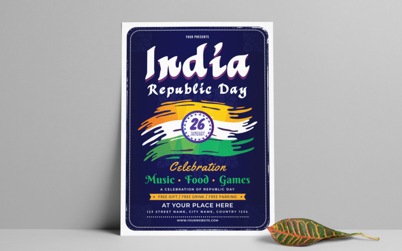 Download Фирменный стиль "India Republic Day - Corporate Identity Template" / India Republic Day - Corporate Identity Template - Фирменный стиль на тему графика banner,holiday,national,tricolour,patriotic,india,day,flier,freedom,commonwealth,indian,festival,independence,jan,poster,celebration,flag,green,saffron,nation