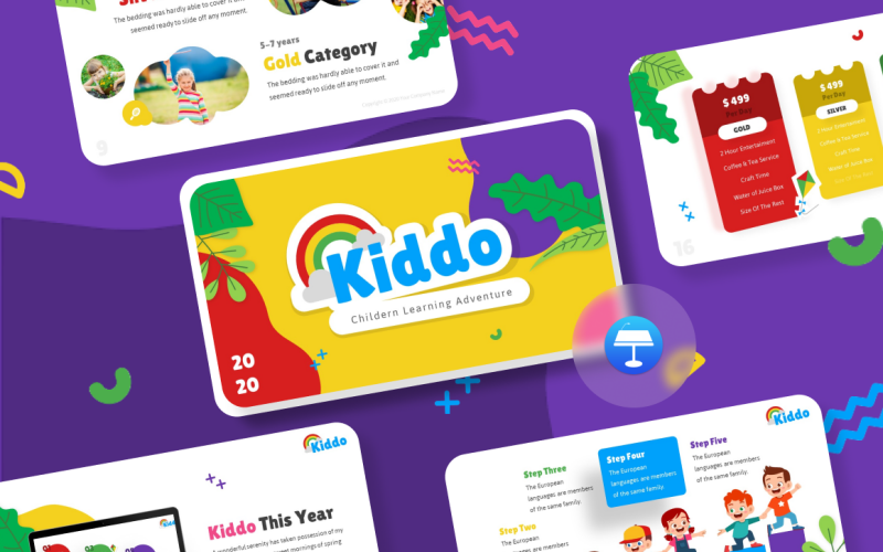 Kiddo Education - шаблон Keynote
