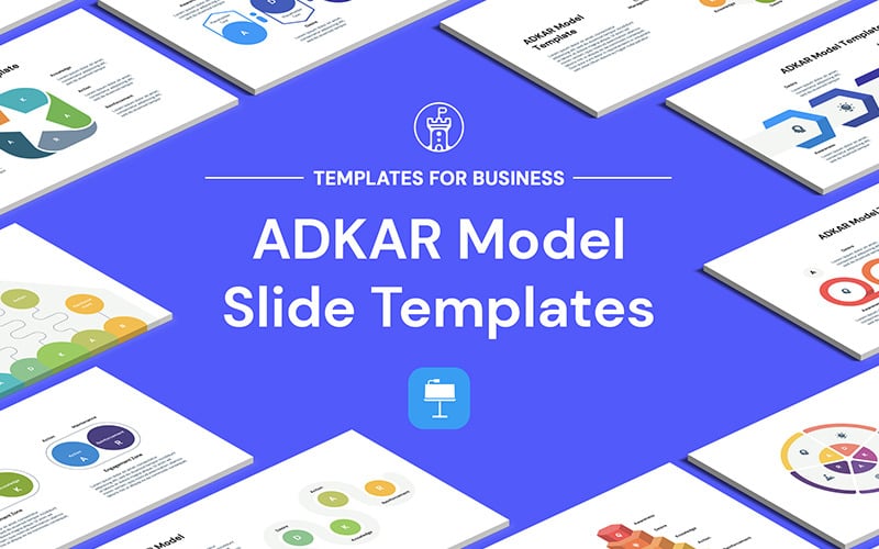 Modelo ADKAR - modelo Keynote #145292 - TemplateMonster