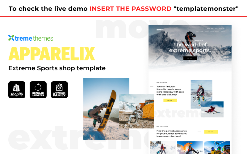 Apparelix - Extreme Sports Shop Shopify Theme