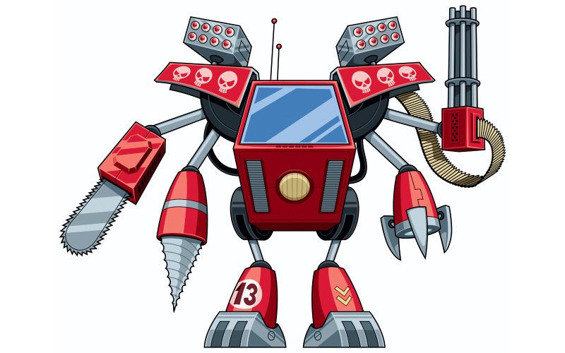 Katil Robot - İllüstrasyon