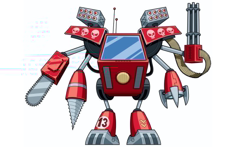 Killer Robot - Illustratie
