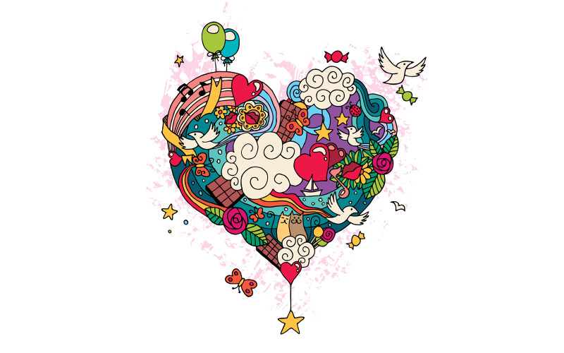 Love Doodle - Illustrazione