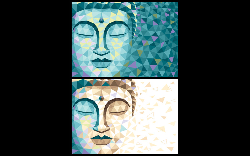 Download Иллюстрация "Low Poly Buddha - Illustration" / Low Poly Buddha - Illustration - Иллюстрация на тему графика buddha,buddhism,zen,yoga,hinduism,thai,religion,spirituality,wisdom,serene people,tranquil scene,asia,asian,eastern,culture,lord,god,saint,meditation,meditating