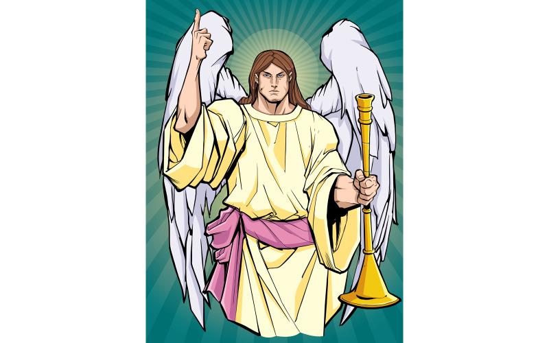 Archanioł Gabriel - ilustracja