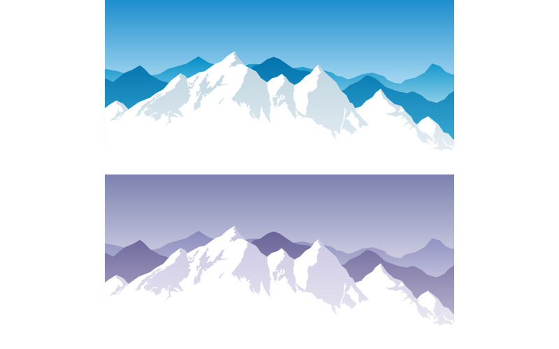 Bergskedja - Illustration