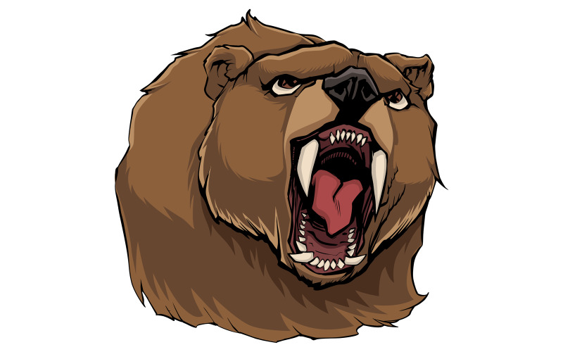 Angry Bear - Illustration