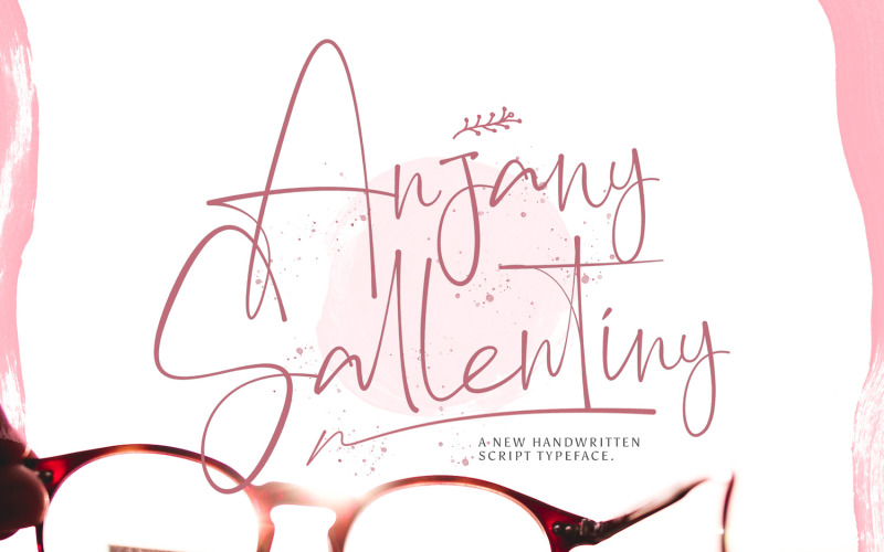 Anjany Sallentiny - Handschriftliche Schrift