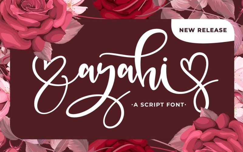 Download Шрифт "Ayahi Cursive Font" / Ayahi Cursive Font - Шрифт на тему графика handwriting,script,font,uppercase,hand,lowercase,style,vector,characters,write,artistic,cursive,handwritten,wedding,lettering,script fonts