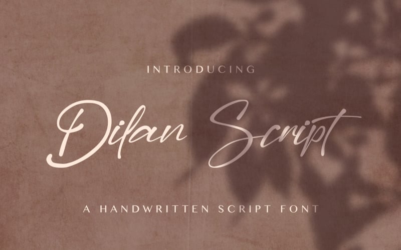 Dilan Script - Handskrivet typsnitt