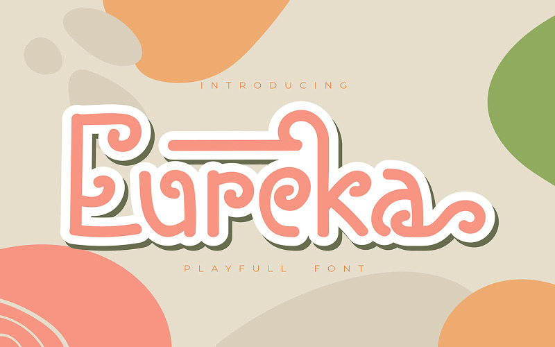 Download Шрифт "Eureka | Playfull Font" / Eureka | Playfull Font - Шрифт на тему графика font,alphabet,typography,type,fun,letter,design,abc,playful,colorful,typeface,cute,cartoon,sign,funny,comic,art,graphic,childish,illustration