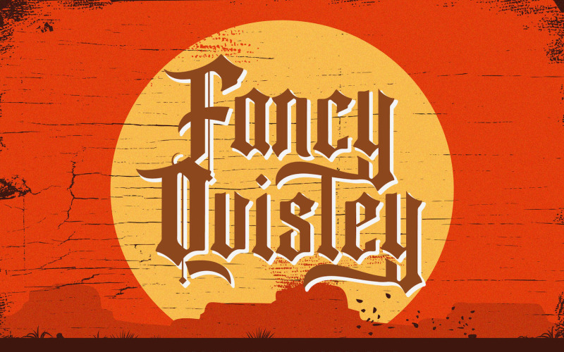 Fancy Quisley - Шрифт Blackletter