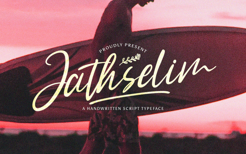 Jathselim - Handgeschreven lettertype