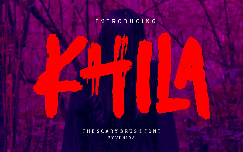 Khila | Il carattere del pennello spaventoso