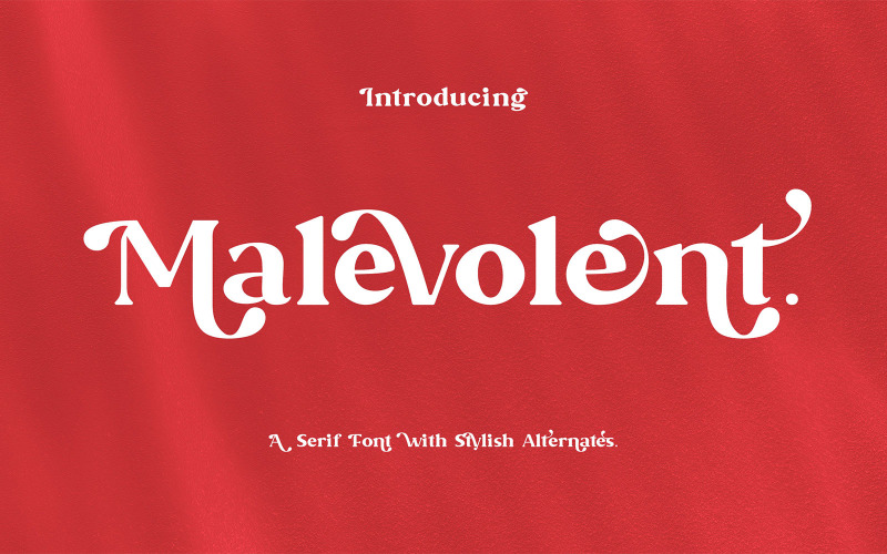 Download Шрифт "Malevolent - Playful Serif YR Font" / Malevolent - Playful Serif YR Font - Шрифт на тему графика serifplayfulglamour,fonttype,face,branding,logo,type,socialmedia,retro,vintage,stylish,classic,modern,elegant,luxury