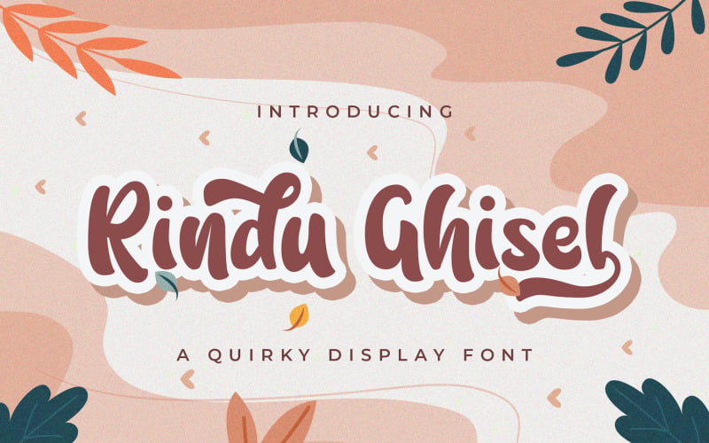 Rindu Ghisel-古怪的草书字体