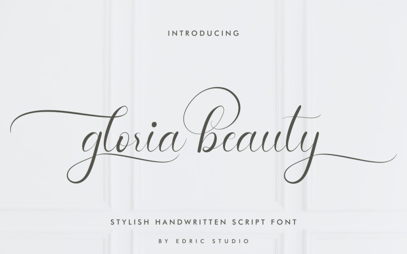 Шрифт Gloria Beauty