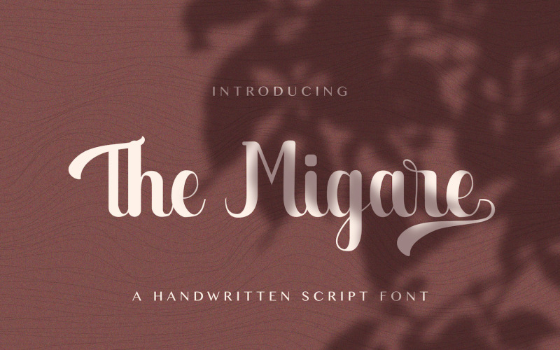 The Migare - рукописний шрифт