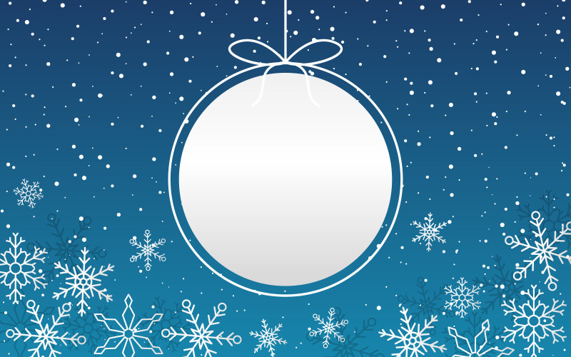 Download Иллюстрация "Snowflake New Year - Illustration" / Snowflake New Year - Illustration - Иллюстрация на тему графика snowflake,happy,new,year,holiday,greeting,card,background,template,vector,illustration,concept,2021,celebrate,banner,text,festive,graphic,party,wallpaper