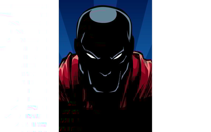 Download Иллюстрация "Superhero Portrait at Night Silhouette - Illustration" / Superhero Portrait at Night Silhouette - Illustration - Иллюстрация на тему графика hero,cartoon,character,superhero,silhouette,power,powerful,portrait,illustration,hand drawn,looking at camera,background,dark,night,comics,comic book,comic,comic background