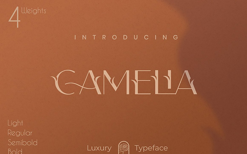 Camelia Sans - fonte exclusiva