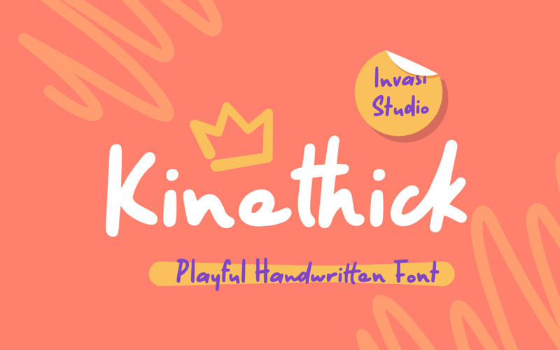 Kinethick | Playful Font
