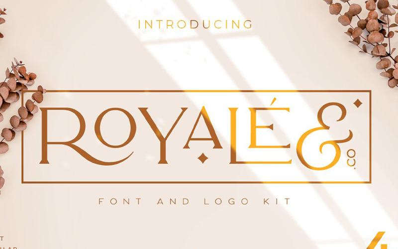 Розкішний шрифт Royale + шрифт LOGOS