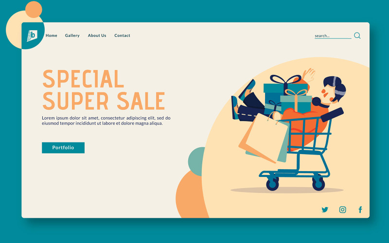 Download Фирменный стиль "Special Super Sale - Landing Page GR - Corporate Identity Template" / Special Super Sale - Landing Page GR - Corporate Identity Template - Фирменный стиль на тему графика business,disc,discount,header,invitation,landingpage,market,opening,orange,promotion,sale,special,store,super,template,tosca,ui,ux,web