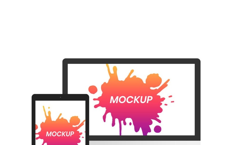 Mockup del prodotto PSD per Mac