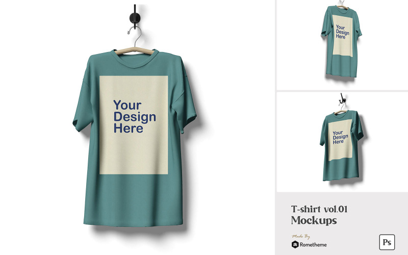 T-shirt - mockup del prodotto FH
