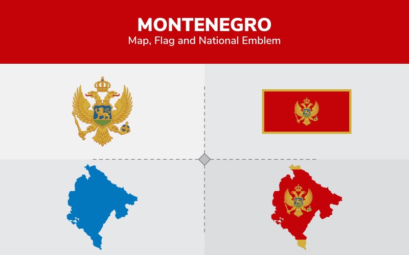 Montenegro - illustratie