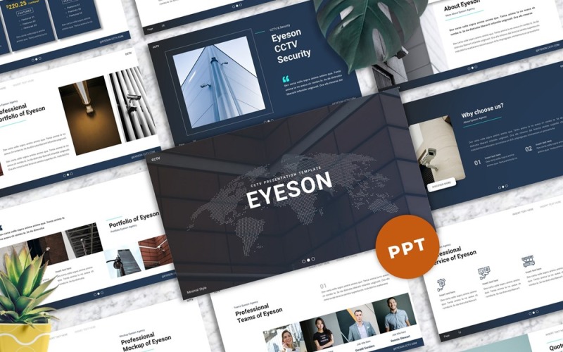 Eyeson - Modello PowerPoint CCTV