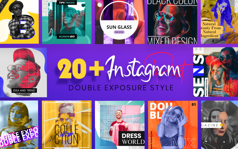 Download Шаблон для соцсетей "Instagram Post Social Media Template" / Instagram Post Social Media Template - Шаблон для соцсетей на тему графика creative,instagram,post,template,business,promotions,promotion,facebook,blog,magazine,modern,brand,corporate,socialmedia
