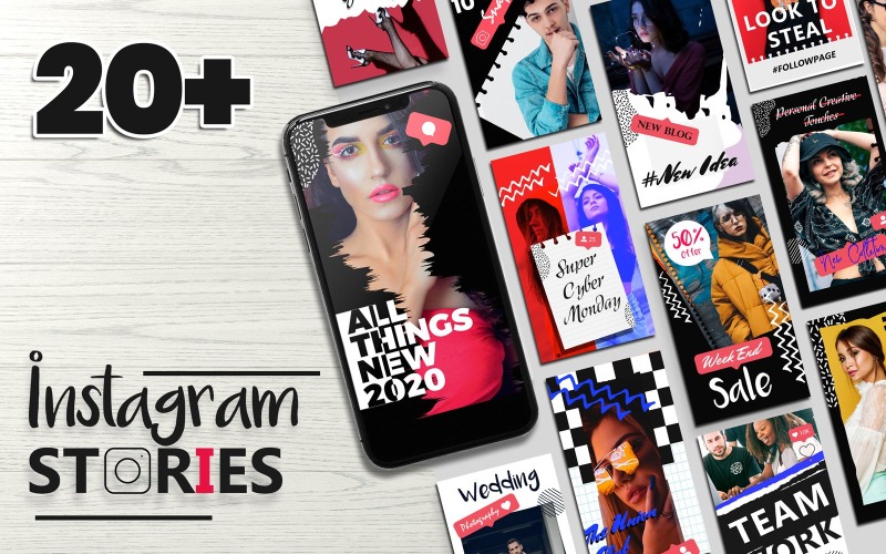 Instagram Stories Social Media Vorlage