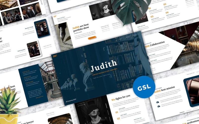 Judith - Avocate Google Slides