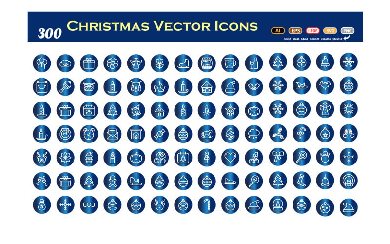 Різдво векторної Icon Set
