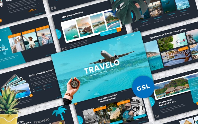 Travelo - Voyage Google Slides