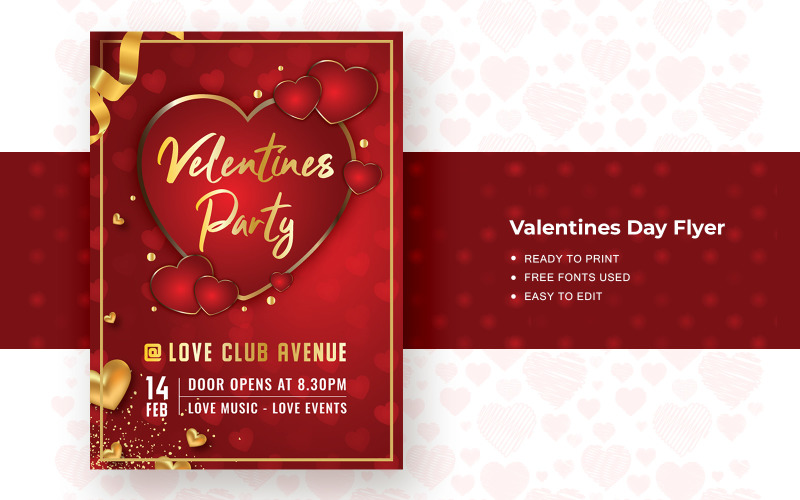 Download Фирменный стиль "Valentine's Day - Corporate Identity Template" / Valentine's Day - Corporate Identity Template - Фирменный стиль на тему графика card,design,love,vouchers,promotion,valentine,label,background,sale,red,template,vector,poster,booklet,offer,tags,gift,day,fashion,nubes