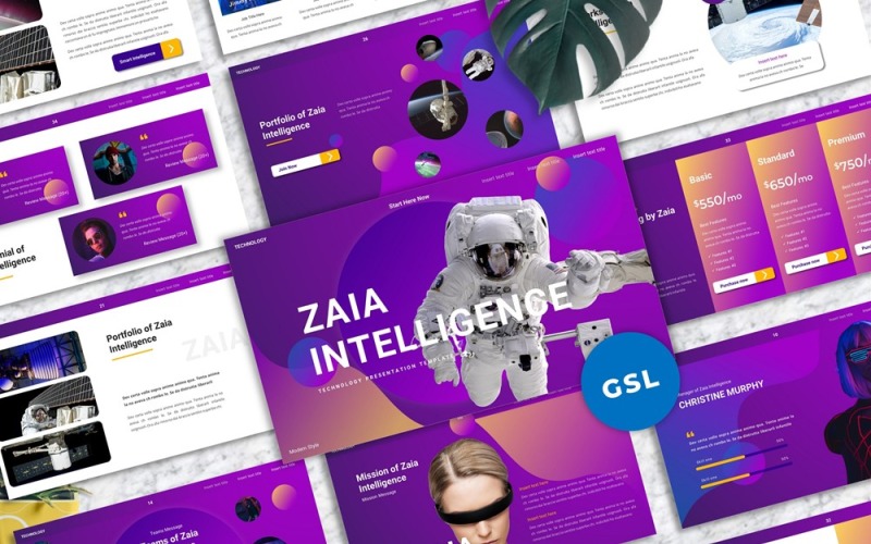Zaia - Tecnologia Google Slides