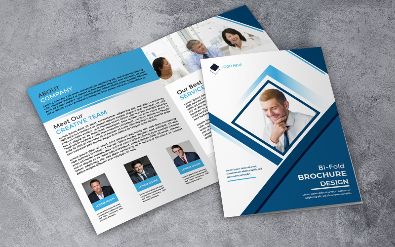 Download Фирменный стиль "Bifold Brochure Design - Corporate Identity Template" / Bifold Brochure Design - Corporate Identity Template - Фирменный стиль на тему графика corporate,design,template,brochure,bifold,annual report,creative,book,cover,magazine,modern,agency,marketing,print ready