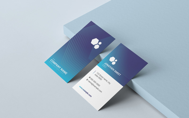 Download Фирменный стиль "Jonathen Business Card - Corporate Identity Template" / Jonathen Business Card - Corporate Identity Template - Фирменный стиль на тему графика business card,clean,minimal,visiting card,corporate,business,potoshop template,psd,creative,official,company