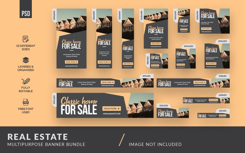 Download Фирменный стиль "Real Estate Multipurpose Banner Bundle - Corporate Identity Template" / Real Estate Multipurpose Banner Bundle - Corporate Identity Template - Фирменный стиль на тему графика business,real estate,city,graphic,office,house,industry,construction,home,industrial,architecture,modern,template,multipurpose,cover,banner,page,bundle,social media,advertising